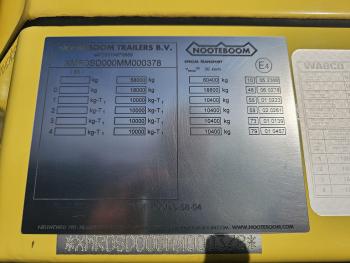 Nooteboom OSDS-58-04/ 4 AXLE / HYDRAULIC RAMPS